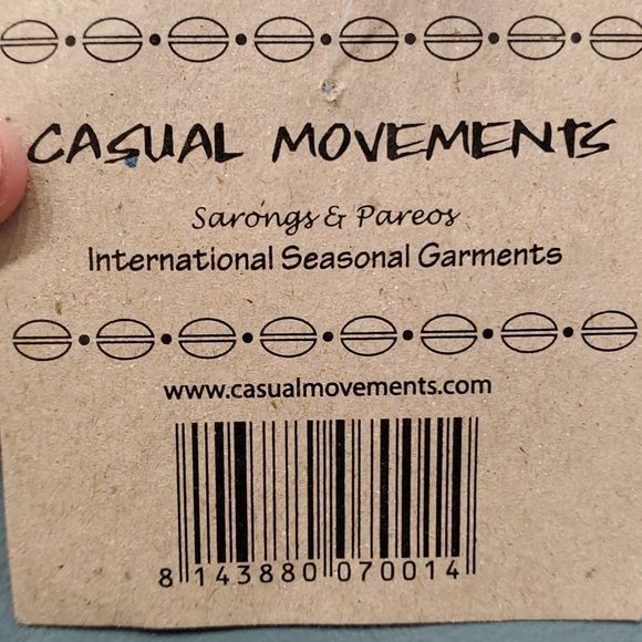 NWT, sarongs casual movements. Beautiful fabric and colors..purple. - Picture 6 of 8